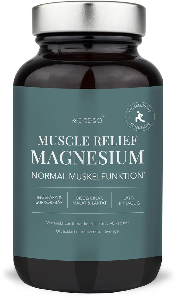 Bild på Nordbo Muscle relief magnesium, 90 st