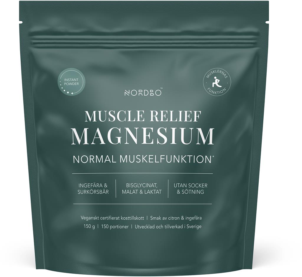 Bild på Nordbo Muscle relief instant magnesium, 150 g