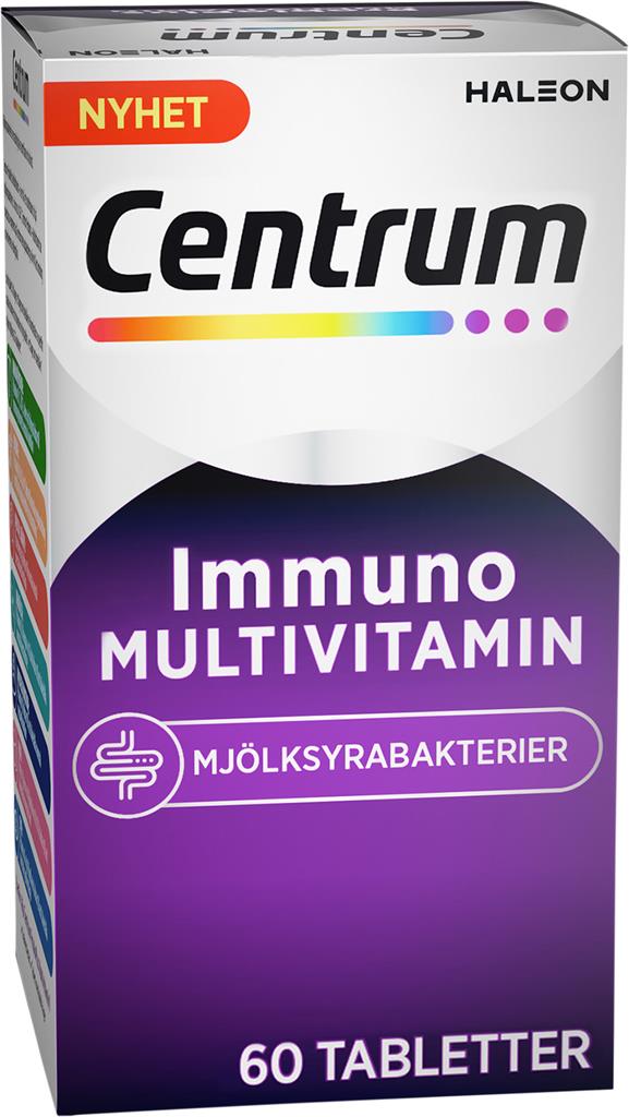 Bild på Centrum Immuno Multivitamin + Mjölksyrabakterier, 60 st