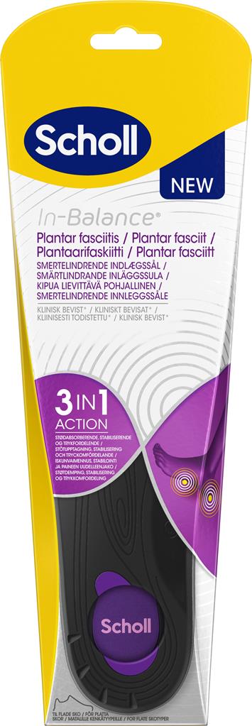 Bild på Scholl Med Insoles Plantar Fasciitis (L), 1 par