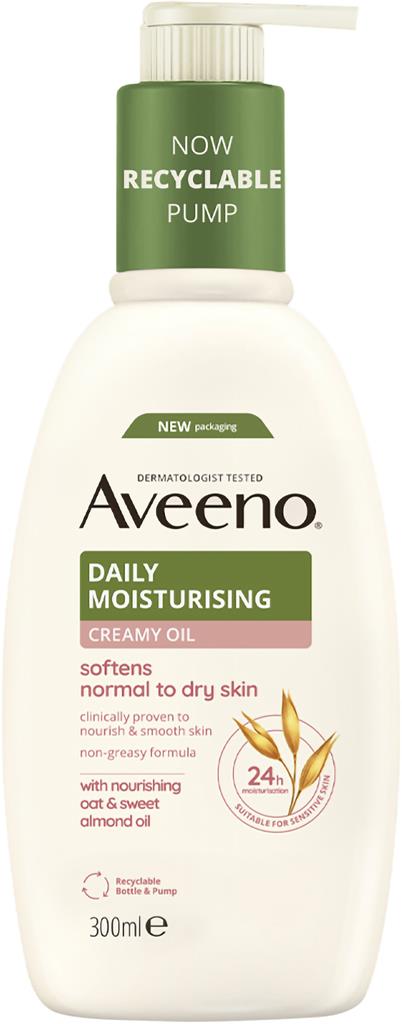 Bild på Aveeno Daily Moisturising Creamy Oil, 300 ml