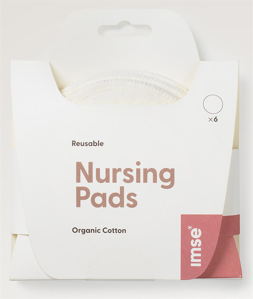 Bild på Imse Amningsinlägg eko bomull, 3 par