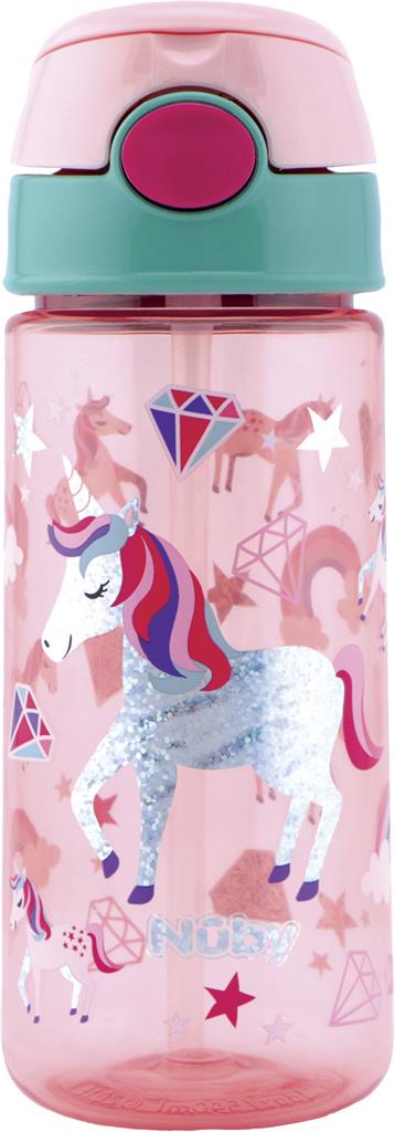 Bild på Nuby Straw Cup glitter Unicorn, 1 st