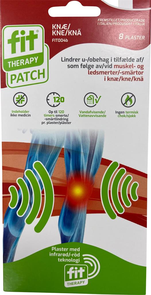 Bild på FIT Therapy Smärtplåster knä, 8 st