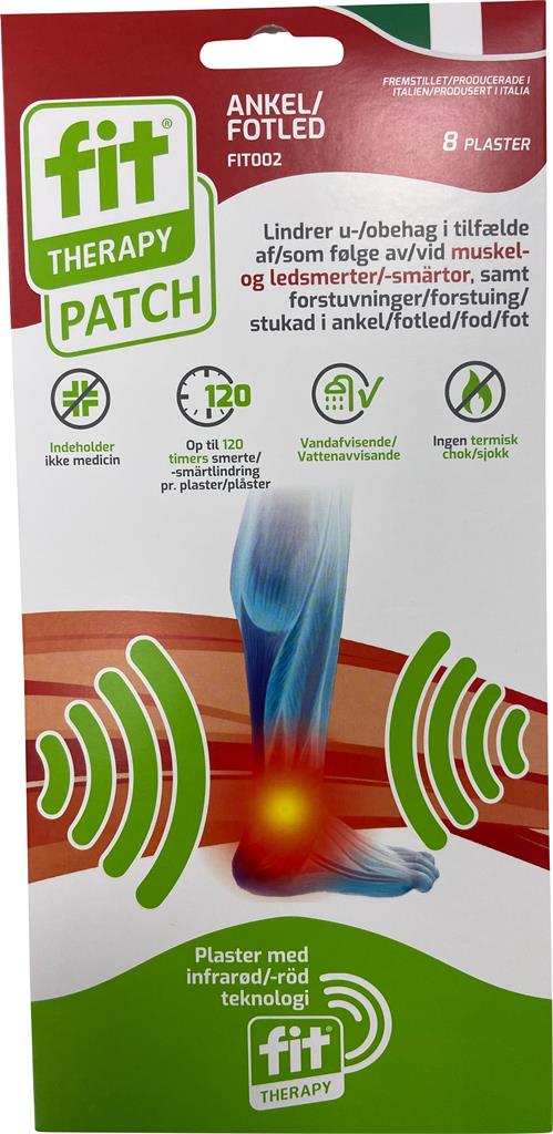 Bild på FIT Therapy Smärtplåster fotled, 8 st