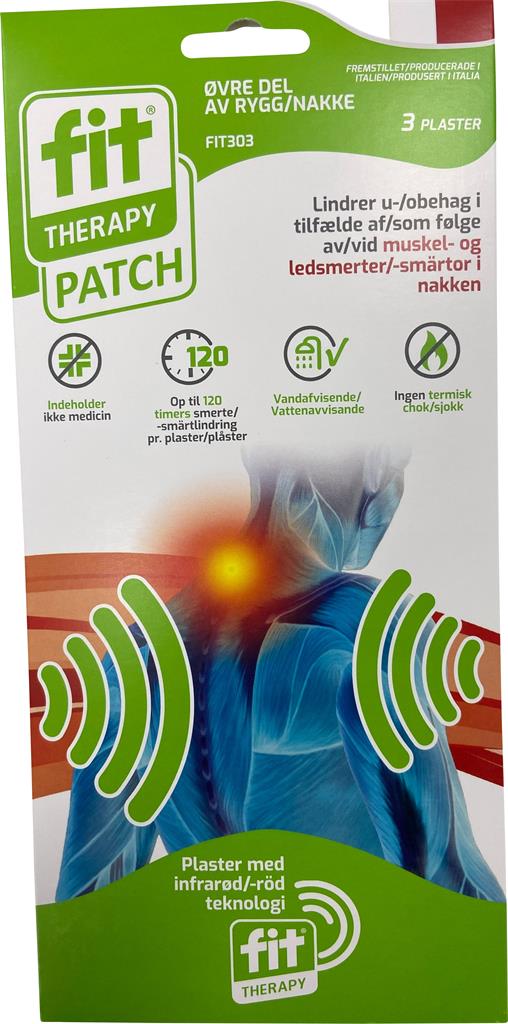Bild på FIT Therapy Smärtplåster nacke, 3 st