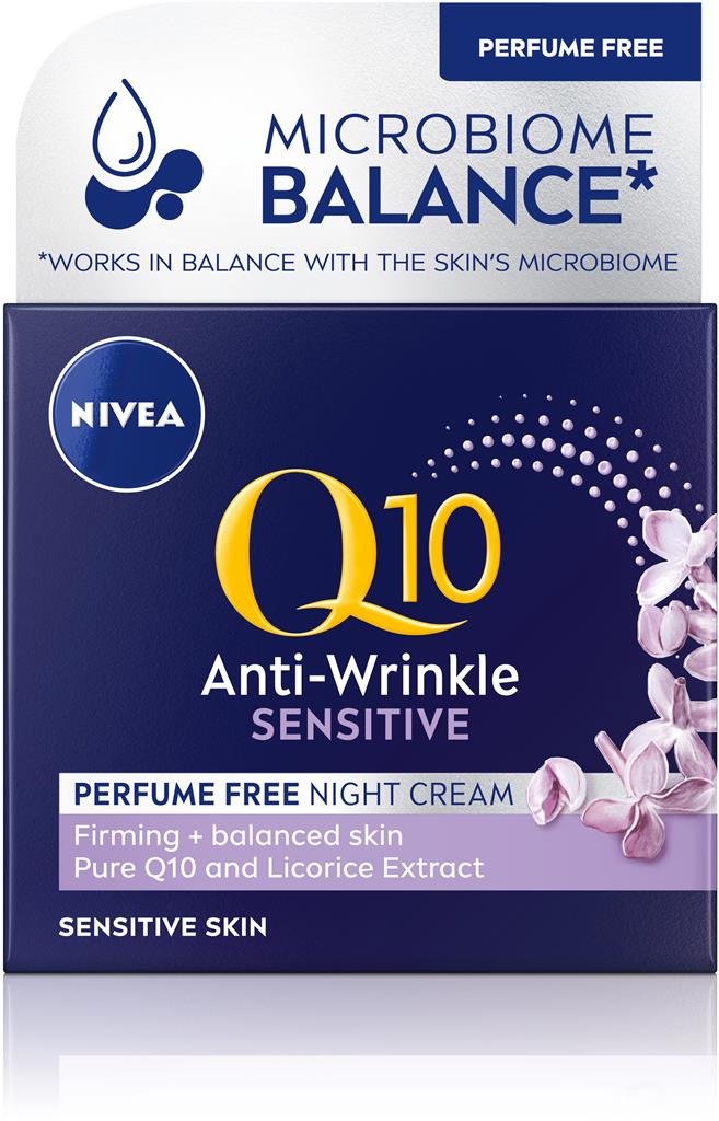 Bild på NIVEA  Q10 Power Night Cream Sens Skin, 50 ml