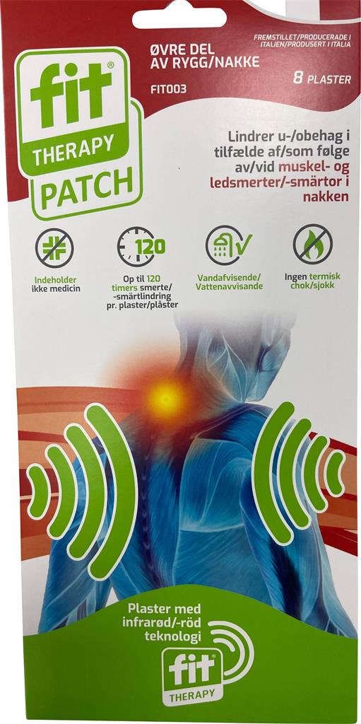 Bild på FIT Therapy Smärtplåster nacke, 8 st