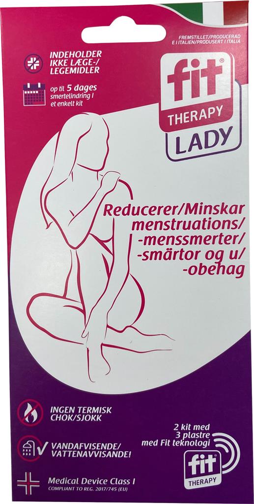 Bild på FIT Therapy Smärtplåster mensvärk, 2 st