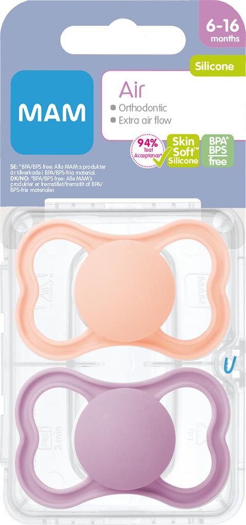 Bild på MAM Air Pink 6-16m, 2 st