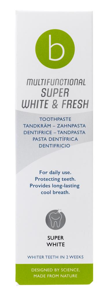 Bild på Beconfident SUPERWHITE & FRESH Tandkräm, 75 ml 