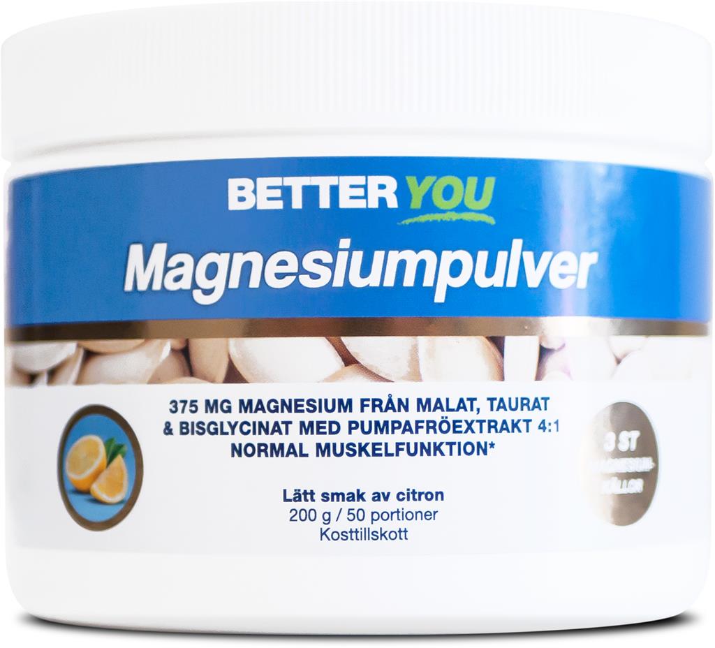 Bild på Better You Magnesiumpulver Citron, 200 g