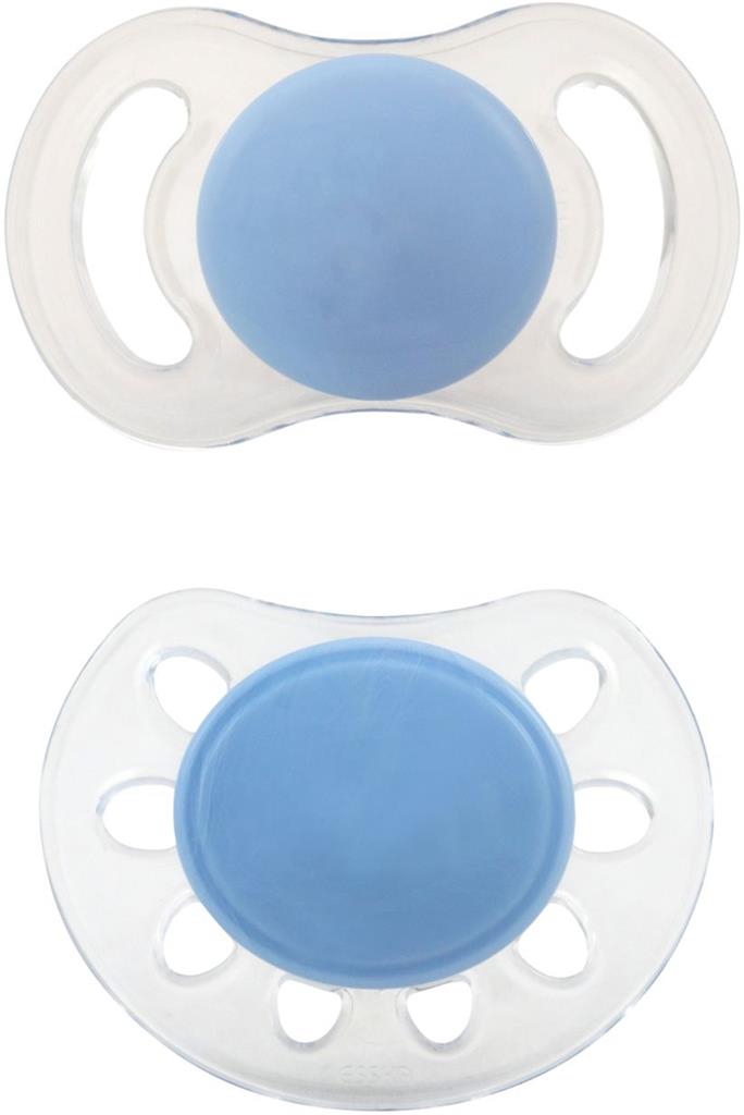 Bild på Esska Newborn Napp 0+m BLÅ, 2 st