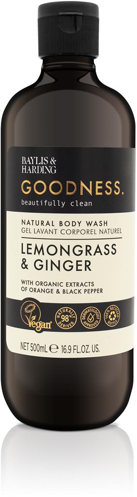 Bild på Baylis & Harding Goodness Goodness Lemongrass Body Wash, 500 ml