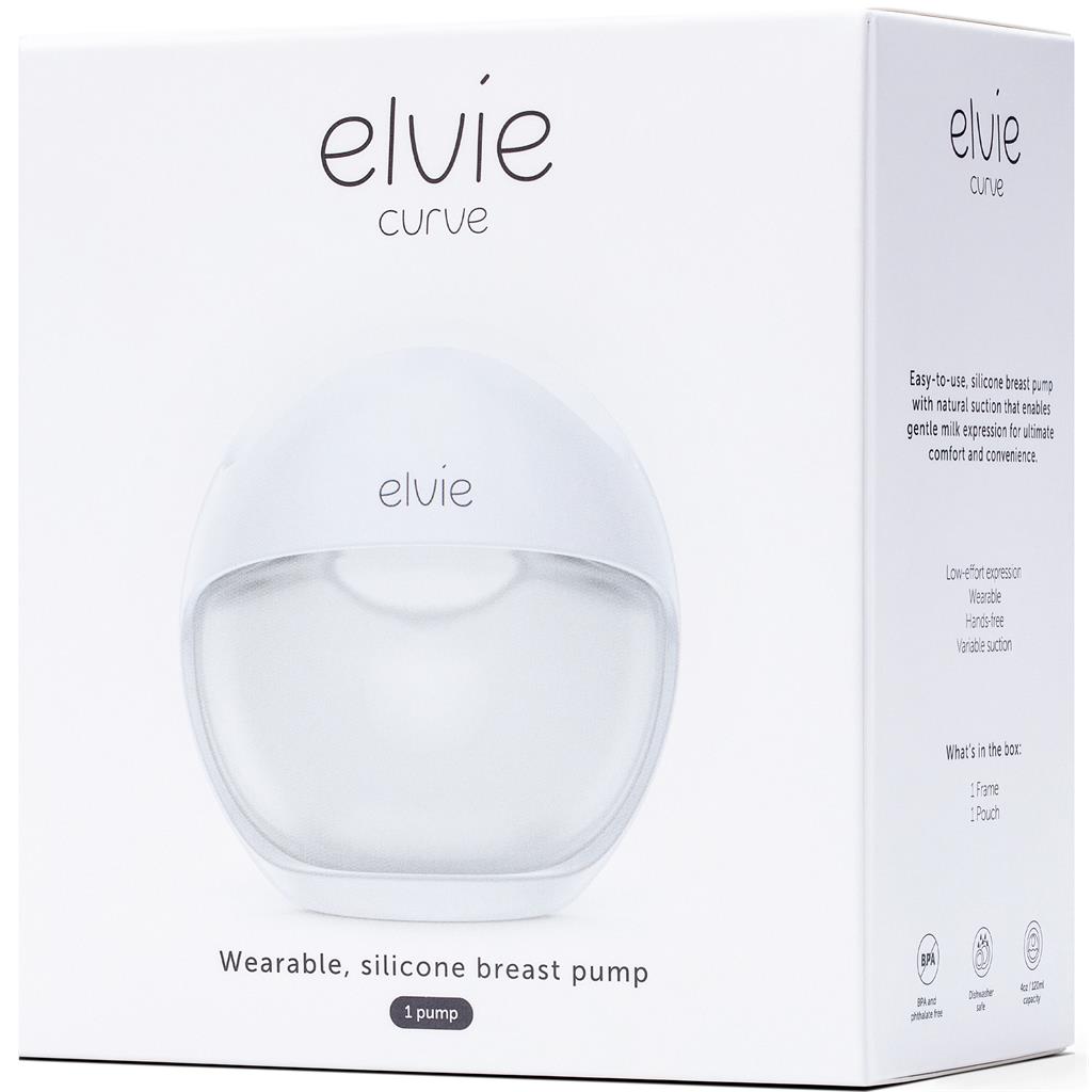 Bild på Elvie Bröstpump Curve, 1 st