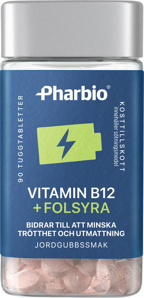 Bild på Pharbio B12 + Folsyra, 90 st