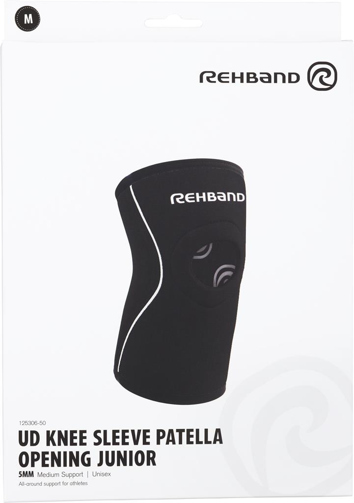 Bild på Rehband Knee Sleeve Patella Open Jr 5mm M, 1 st