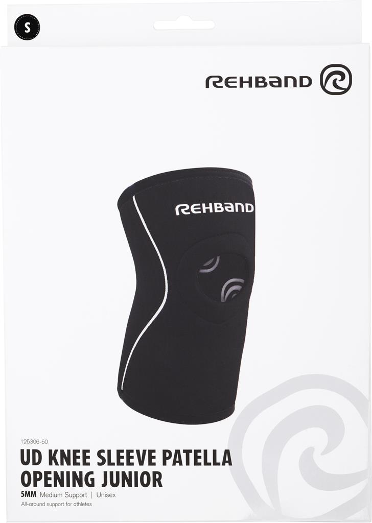 Bild på Rehband Knee Sleeve Patella Open Jr 5mm S, 1 st