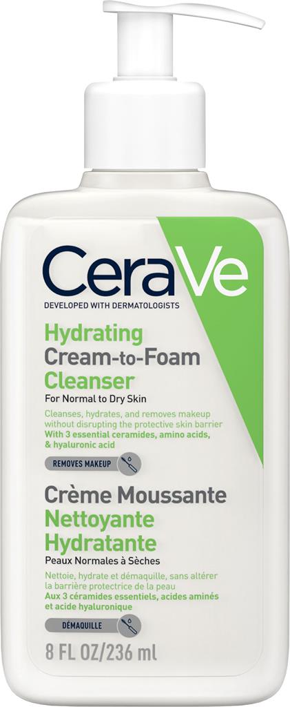 Bild på CeraVe cream to foam cleanser, 236 ml
