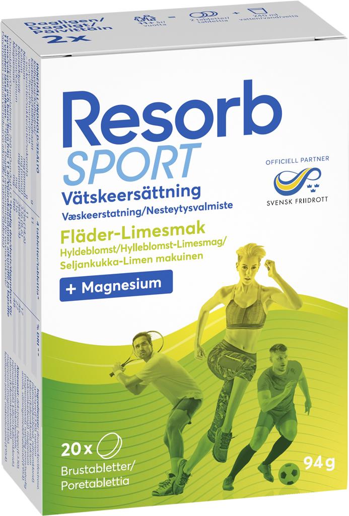 Bild på Resorb Sport Fläder/Lime, 20 st