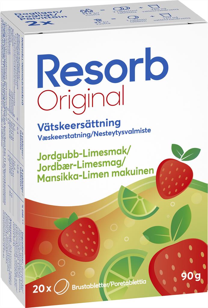 Bild på Resorb Original Strawberry/Lime, 20 st