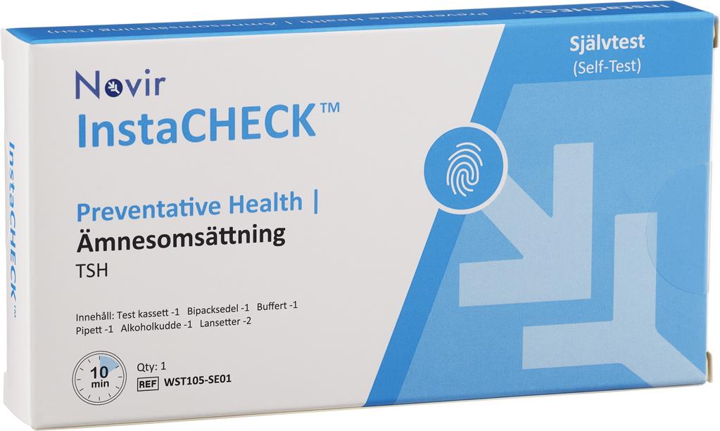 Bild på InstaCHECK Självtest Ämnesomsättning (TSH), 1 st