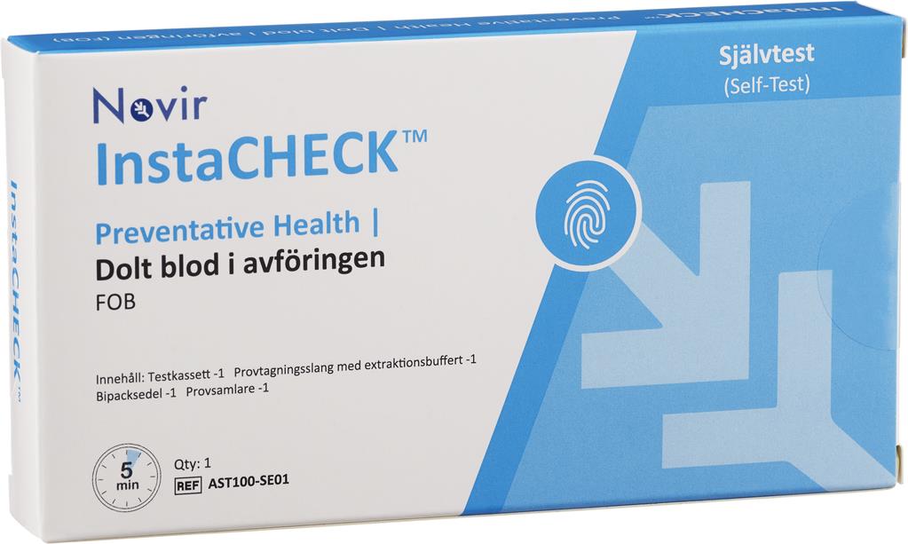 Bild på InstaCHECK Självtest Dolt blod i avföringen, 1 st