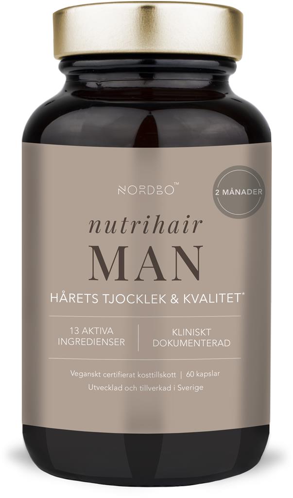 Bild på Nordbo Nutrihair man, 60 st