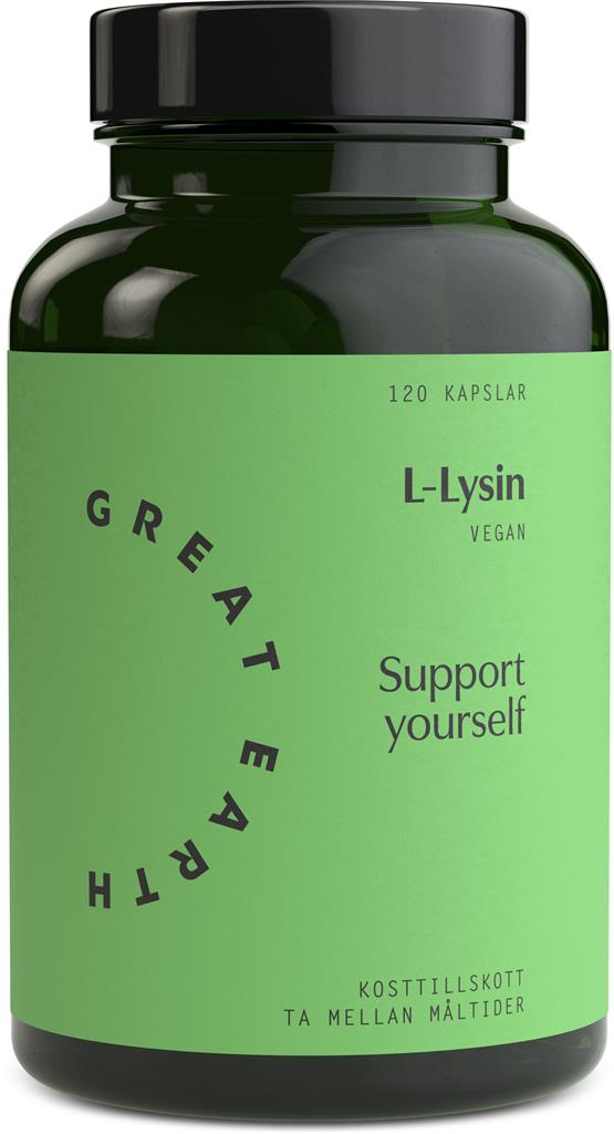 Bild på Great Earth L-Lysin 500mg, 120 st