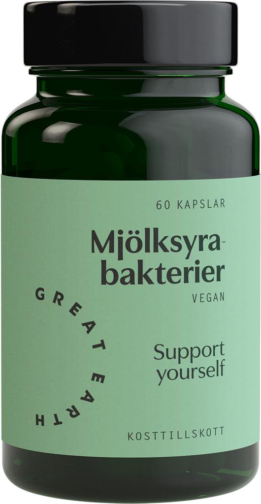 Bild på Great Earth Mjölksyrabakterier, 60 st