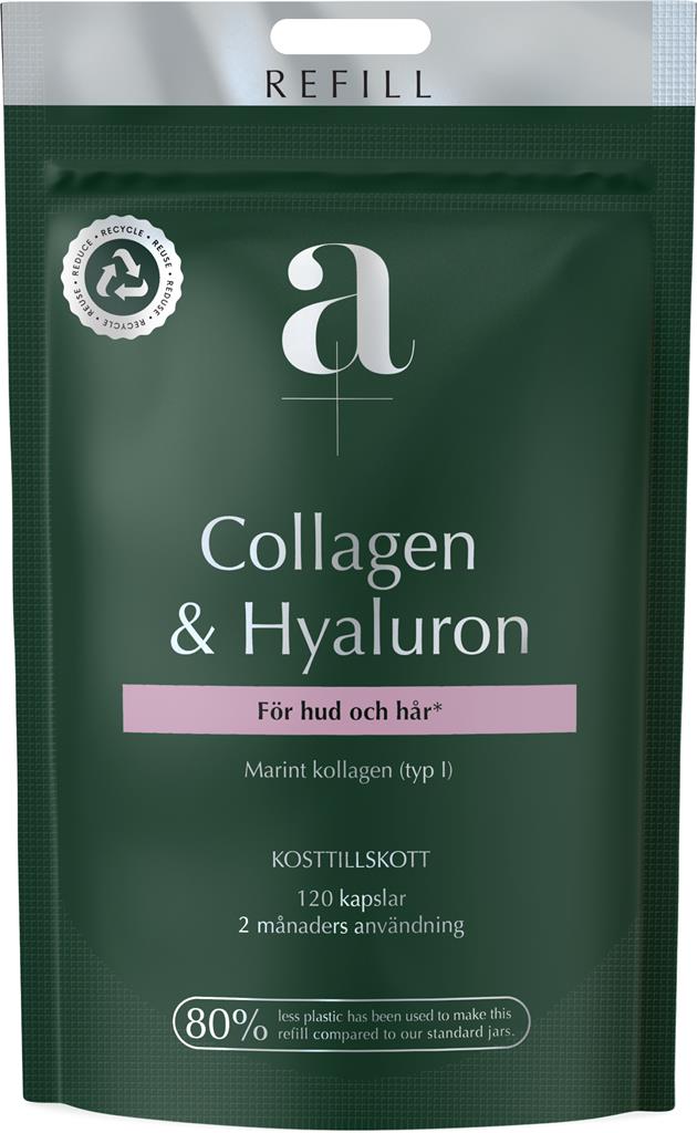 Bild på A+ Collagen & Hyaluron, 120 st