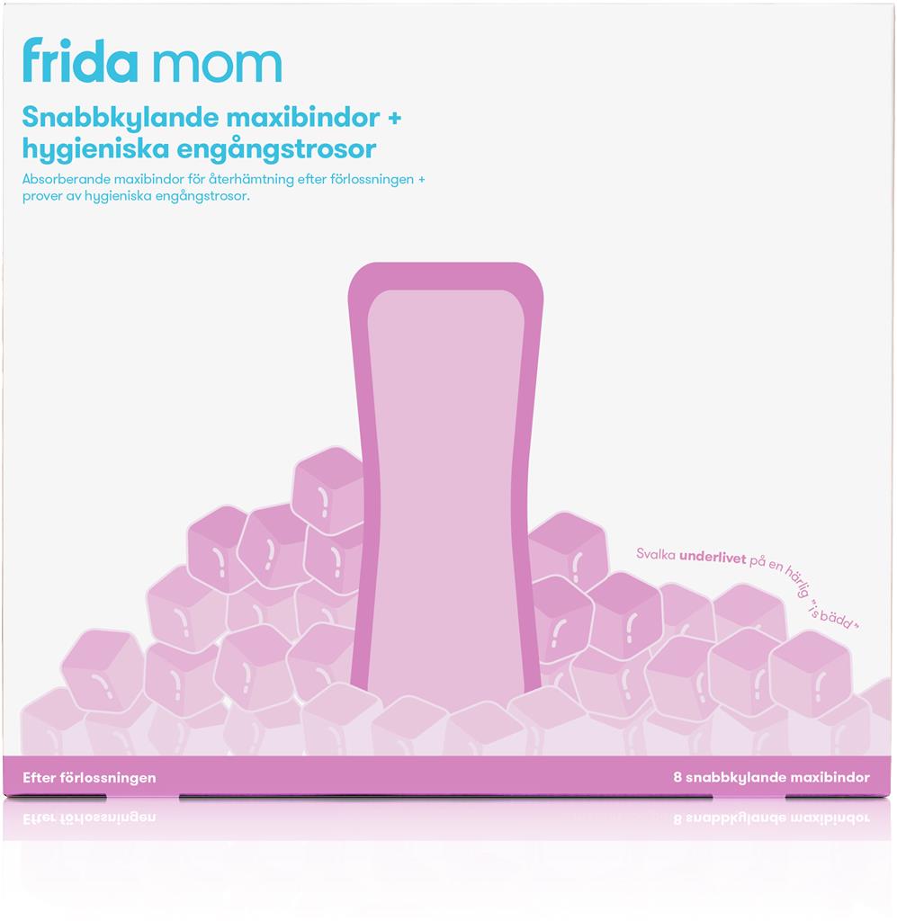 Bild på Frida Mom Snabbkylande maxibindor, 8 st