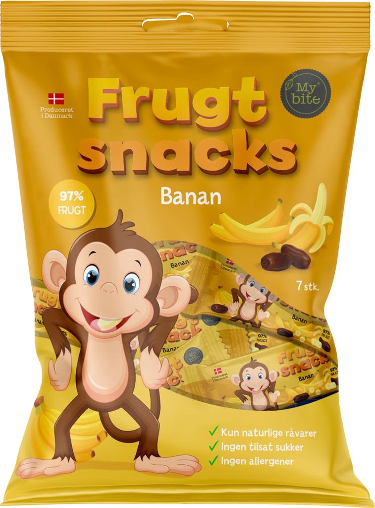 Bild på Mybite Frukt Snacks Banan, 100 g