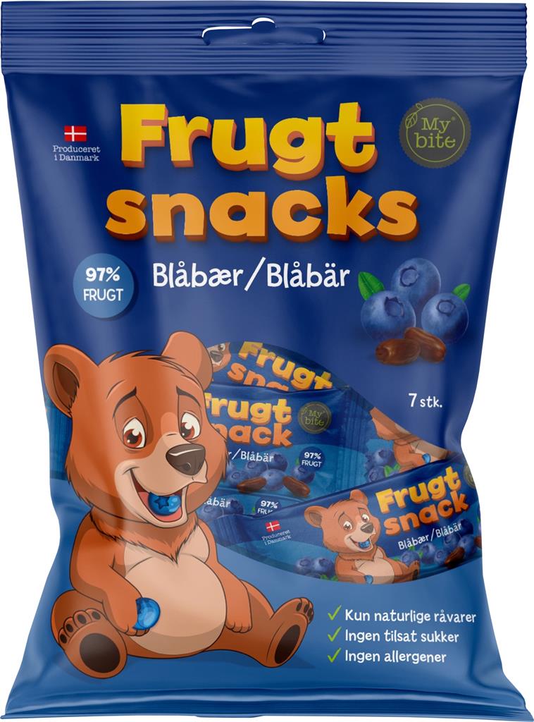 Bild på Mybite Frukt Snacks Blåbär, 100 g