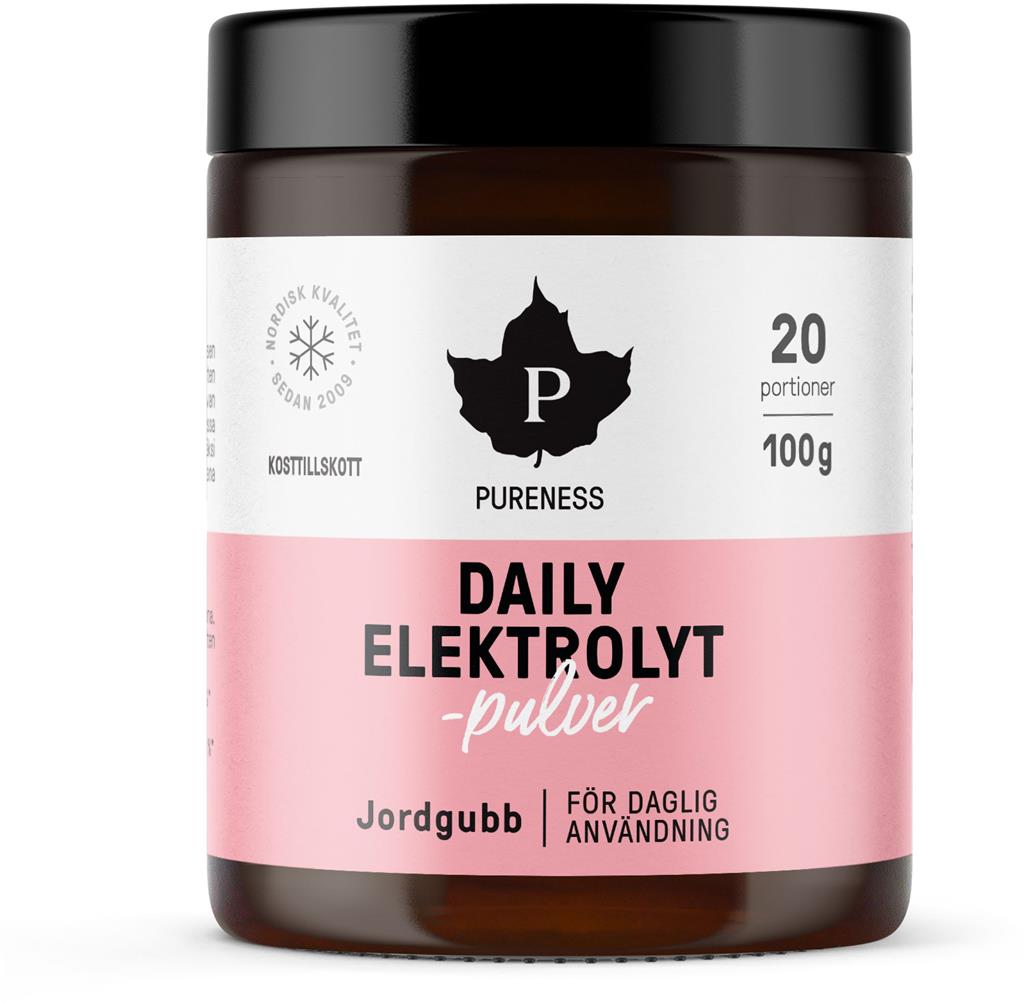 Bild på Pureness Elektrolytpulver Jordgubbe, 100 g