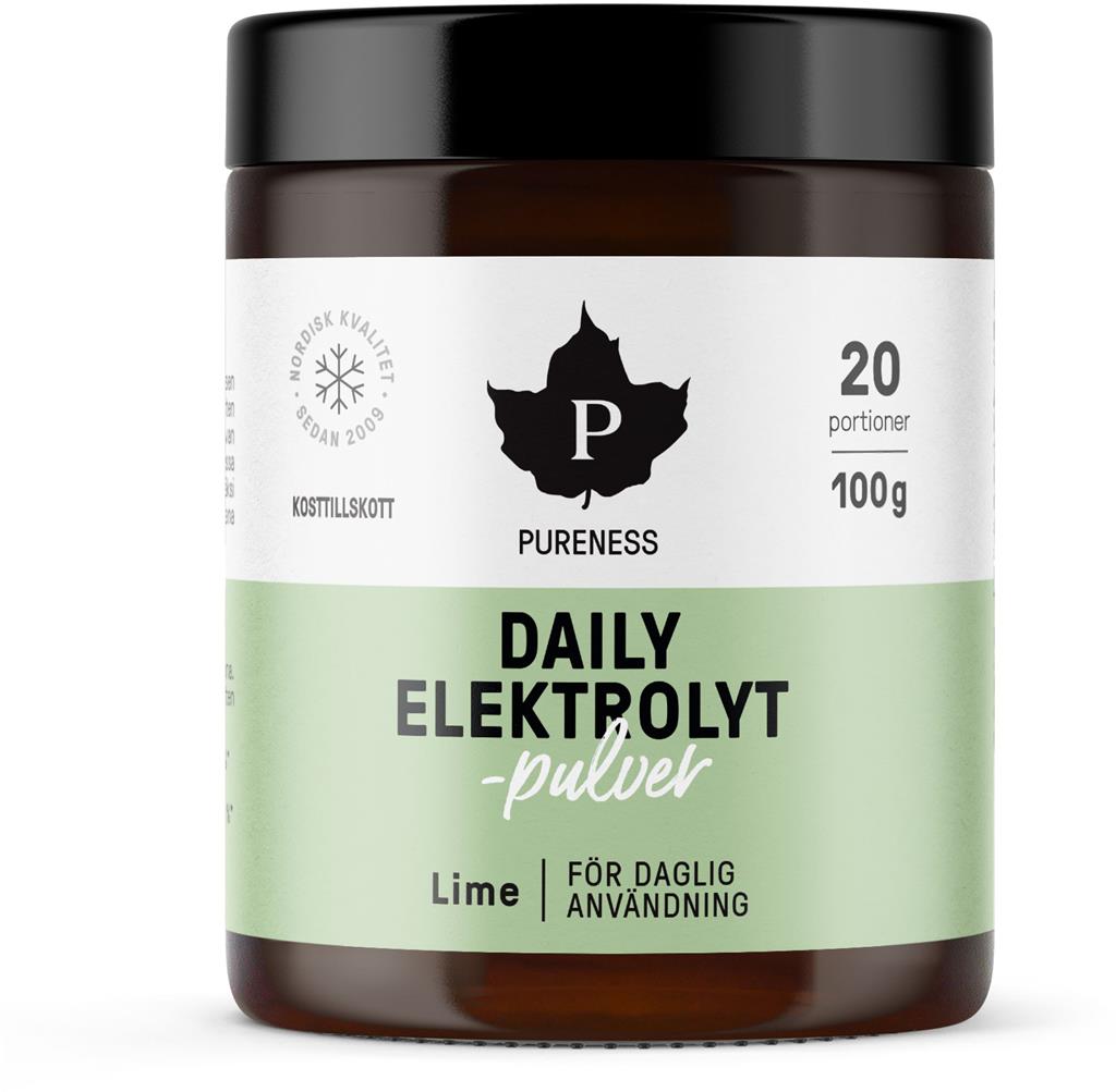Bild på Pureness Elektrolytpulver Lime, 100 g