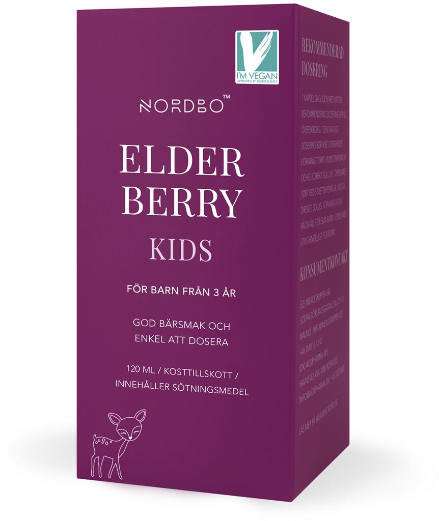 Bild på Nordbo Elderberry kids, 120 ml