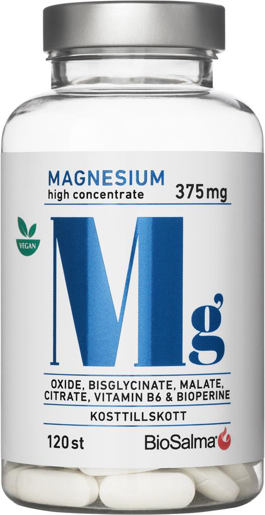 Bild på BioSalma Magnesium 375mg, 120 st
