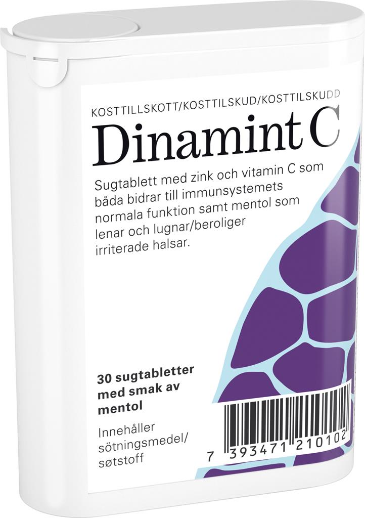 Bild på Dinamint C Halstablett, 30 st
