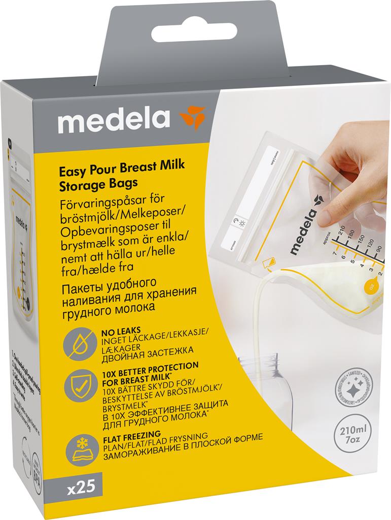 Bild på Medela Förvaringspåsar för bröstmjölk, 25 st