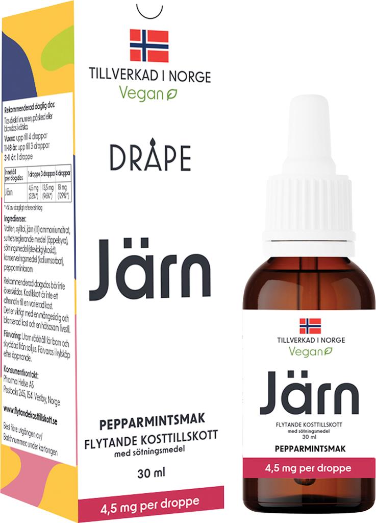 Bild på Dråpe flytande Järn droppar, 30 ml