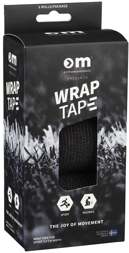 Bild på Ortho Movement Wrap tape 7,5 cm black, 3 st