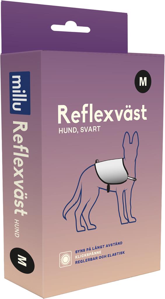 Bild på Millu Reflexväst Hund Medium, 1 st