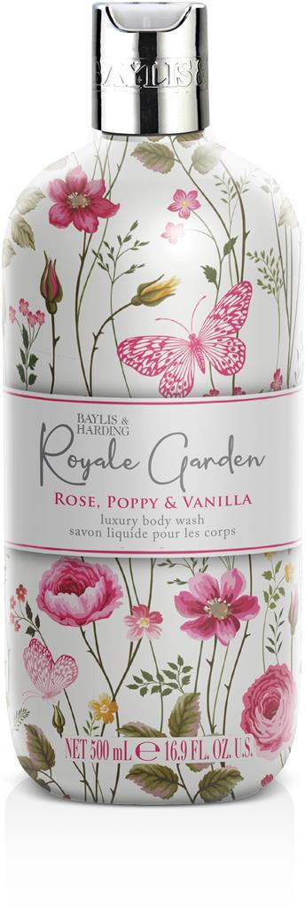Bild på Baylis & Harding Royale Garden Rose, Poppy Body Wash, 500 ml