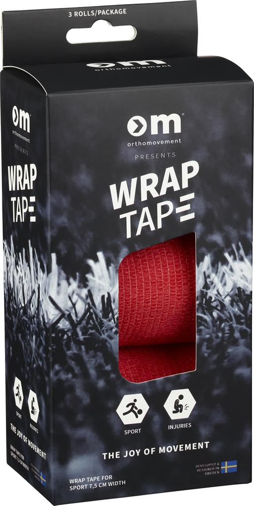 Bild på Ortho Movement Wrap tape 7,5 cm red, 3 st
