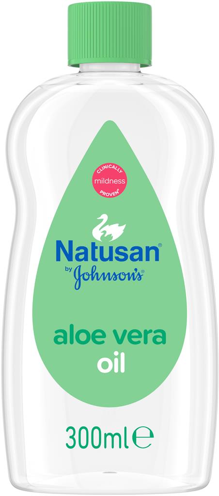 Bild på Natusan Baby Oil Aloe Vera, 300 ml