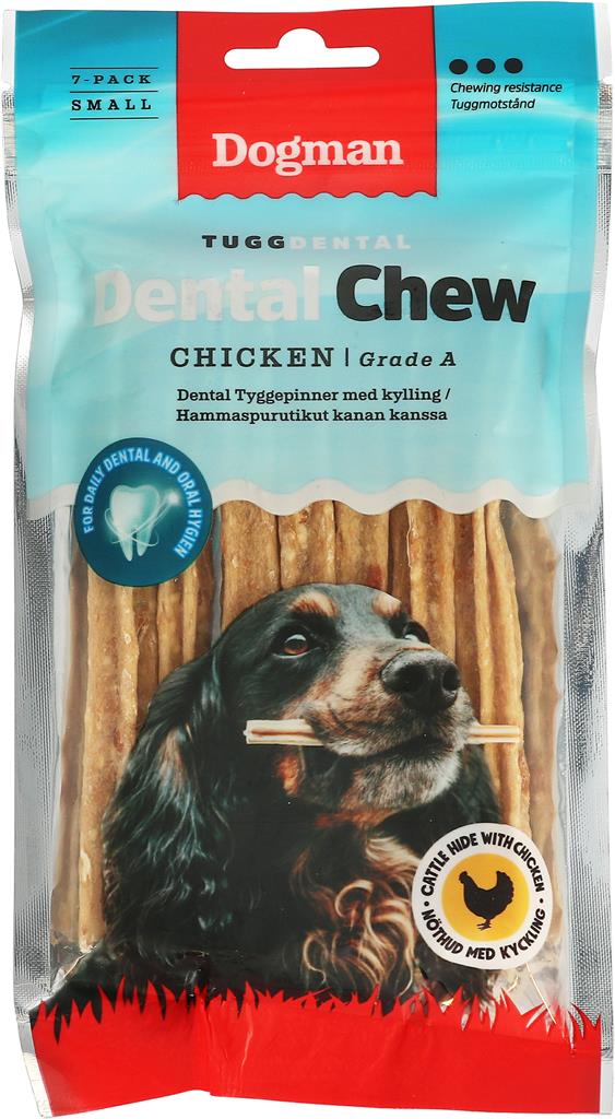 Bild på Dogman Tugg Dental kyckling, 7 st