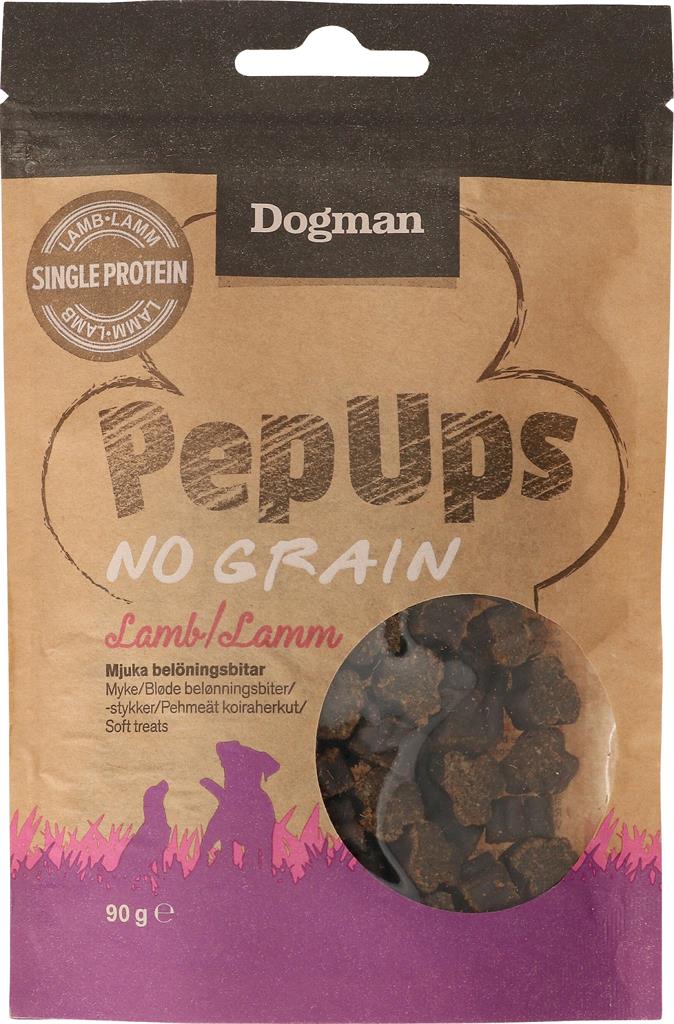 Bild på Dogman Pep Ups No Grain lamm, 90 g