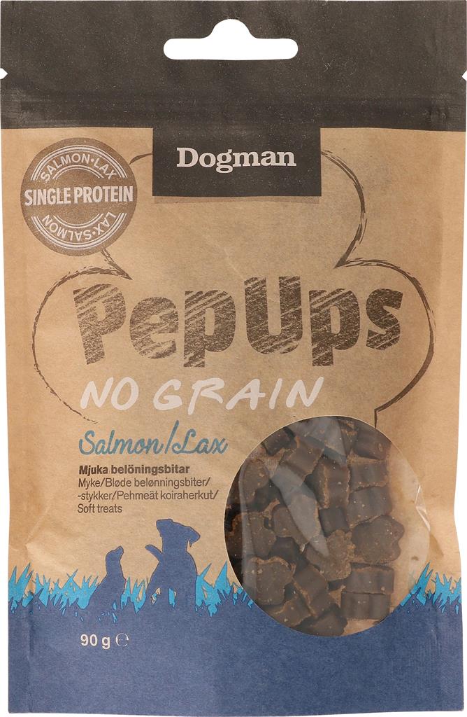 Bild på Dogman Pep Ups No Grain lax, 90 g