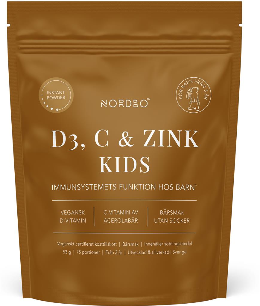 Bild på Nordbo D3, c & zink kids, 53 g